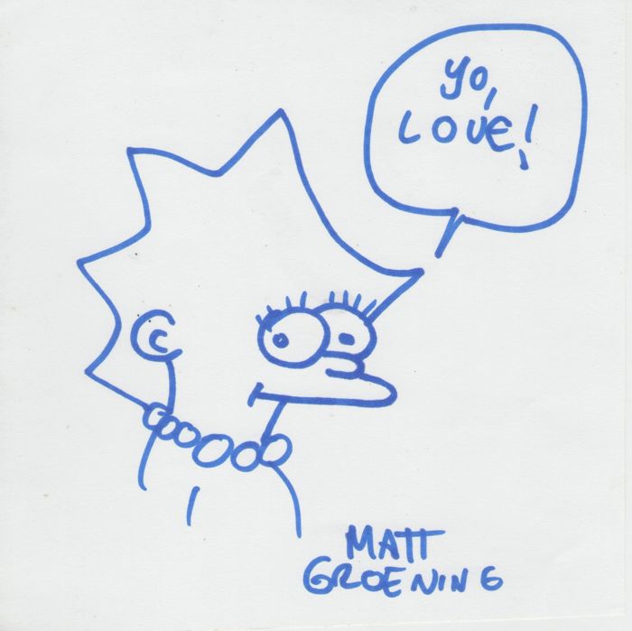 700x699 Simpson - Lisa Simpson Sketch