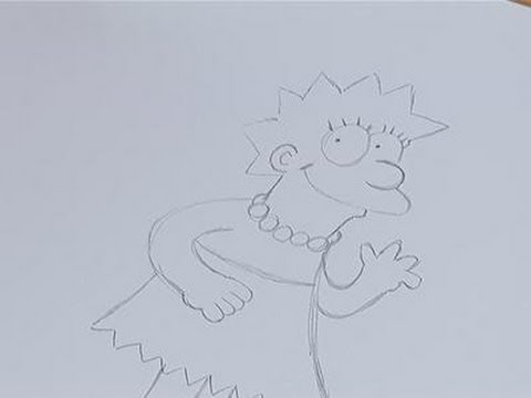 Lisa Simpson Sketch At Paintingvalley.com 