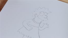 266x150 How To Sketch Lisa Simpson Video By Videojug Fawesome.tv - Lisa Simpson Sketch