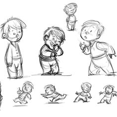 236x236 9 Best Kid Sketch Images Drawings, Color Pencil - Little Boy Sketch