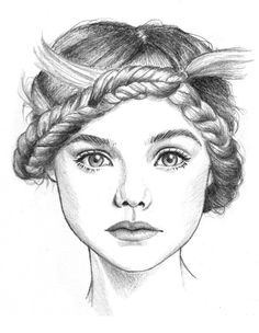 Little Girl Face Sketch At Paintingvalleycom Explore