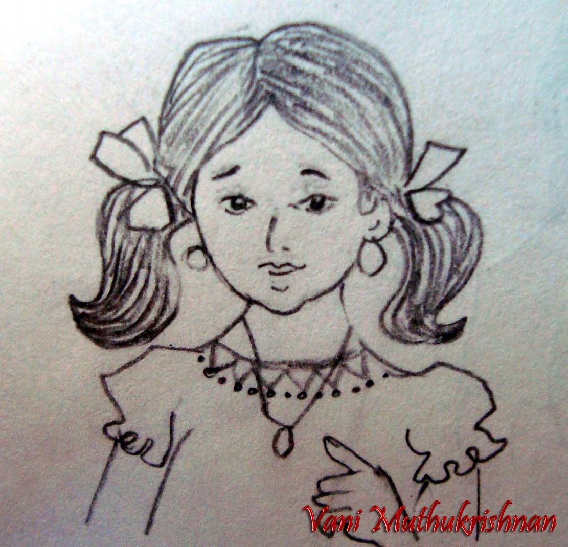 1111x1070 Cute Little Girl Mypencilwork - Little Girl Face Sketch
