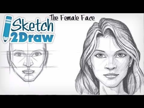 480x360 How To Draw The Female Face - Little Girl Face Sketch