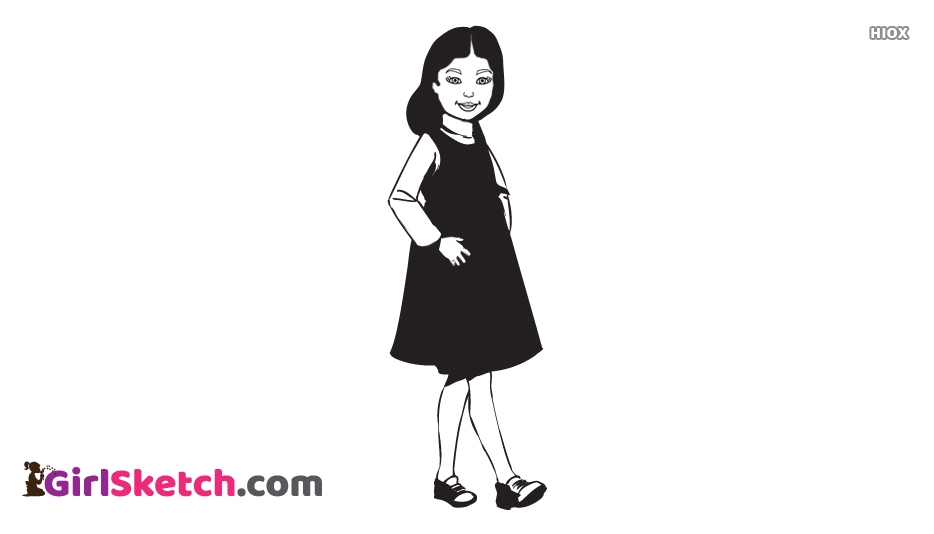 934x534 Little Girl Sketch Full Body @ - Little Girl Sketch
