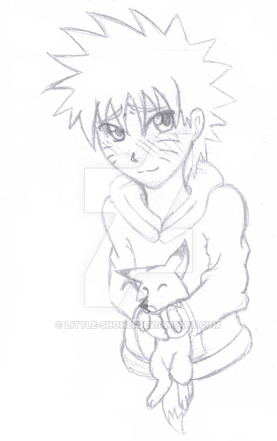 400x636 Naru Kid Sketch By Little Shohei - Little Kid Sketch