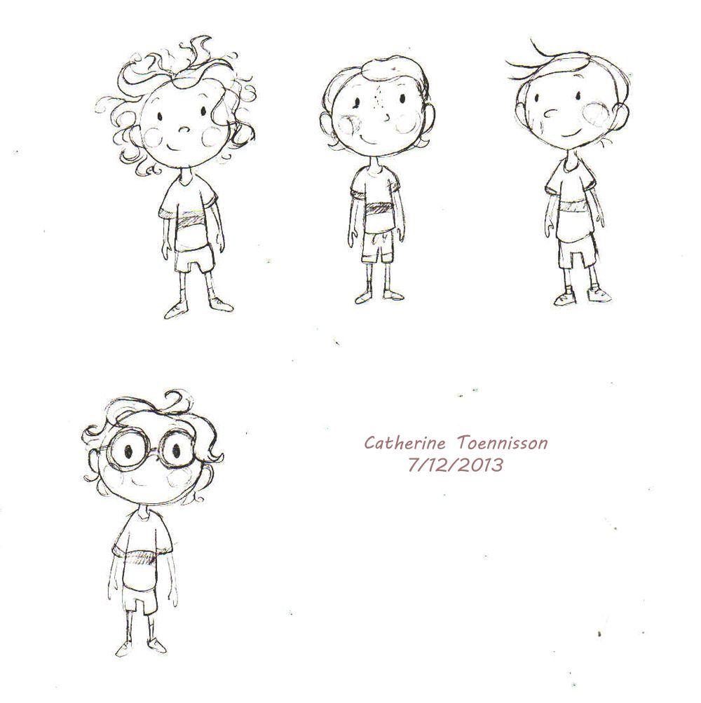 1000x1003 Choosing A Main Character Not A Giggle Story By Elsa Takaoka - Little Kid Sketch