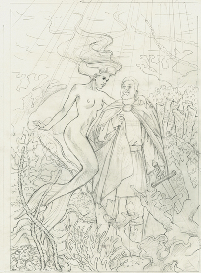 405x550 Emily Amp Greg - Little Mermaid Sketch