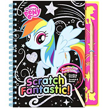 355x355 My Little Pony Scratch Fantastic Book, Drawing Amp Sketch Pads - Little Pony Sketch