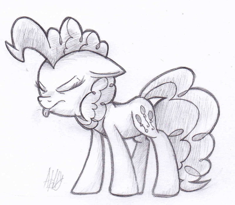 800x699 Pinkie Pie - Little Pony Sketch