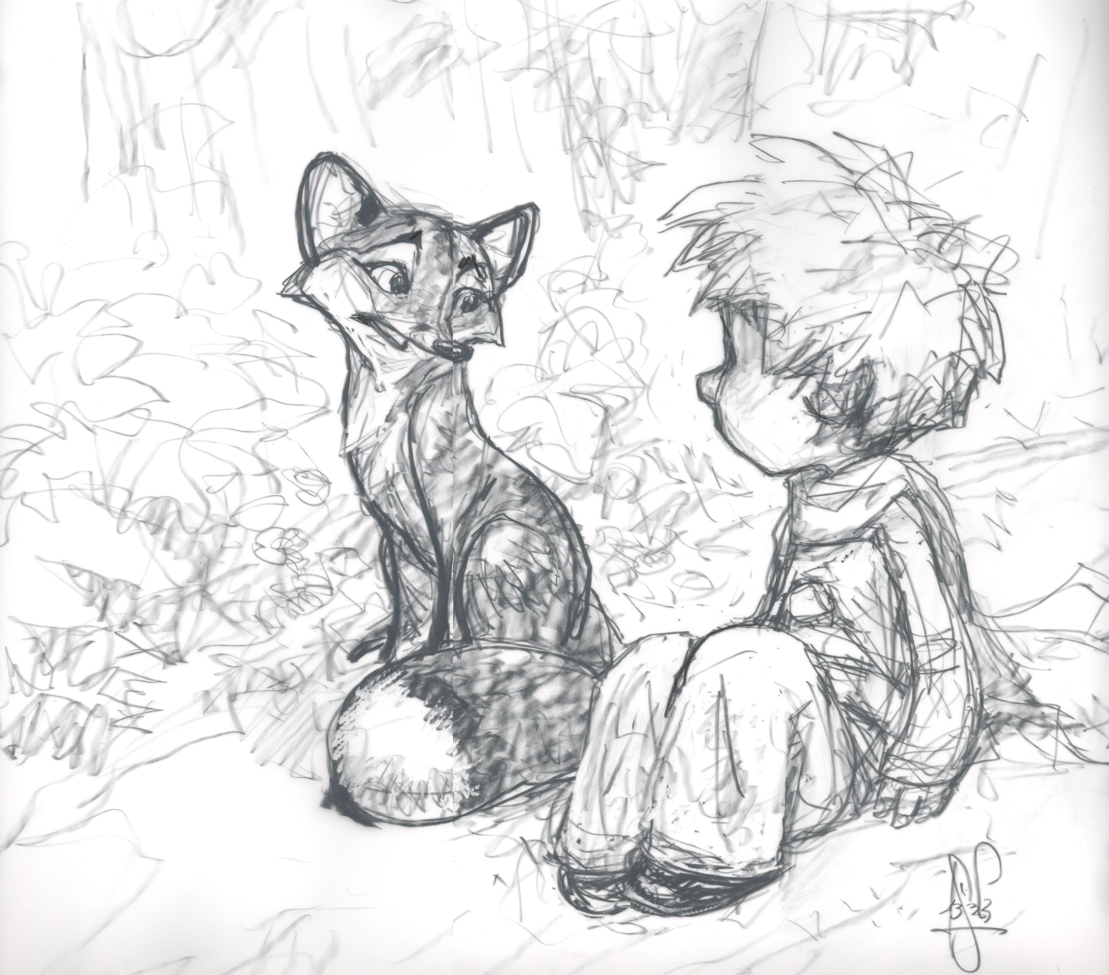 3704x3256 See The Wonderful Original Sketches For The New Animated Film The - Little Prince Sketch