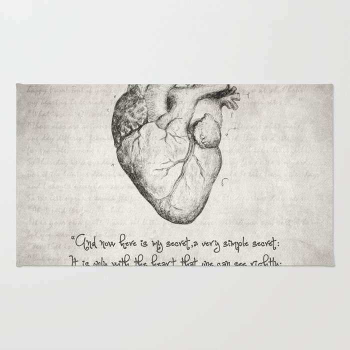 700x700 The Little Prince Quote Rug By Taylansoyturk Society6 - Little Prince Sketch