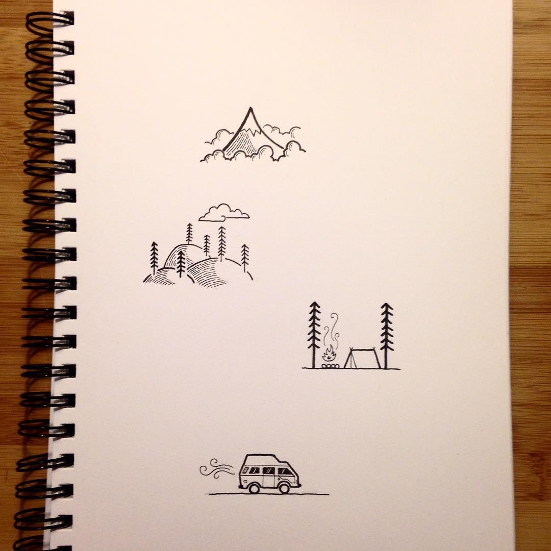 1080x1080 Practice Doodles Before Working On Some Projects. - Little Sketches