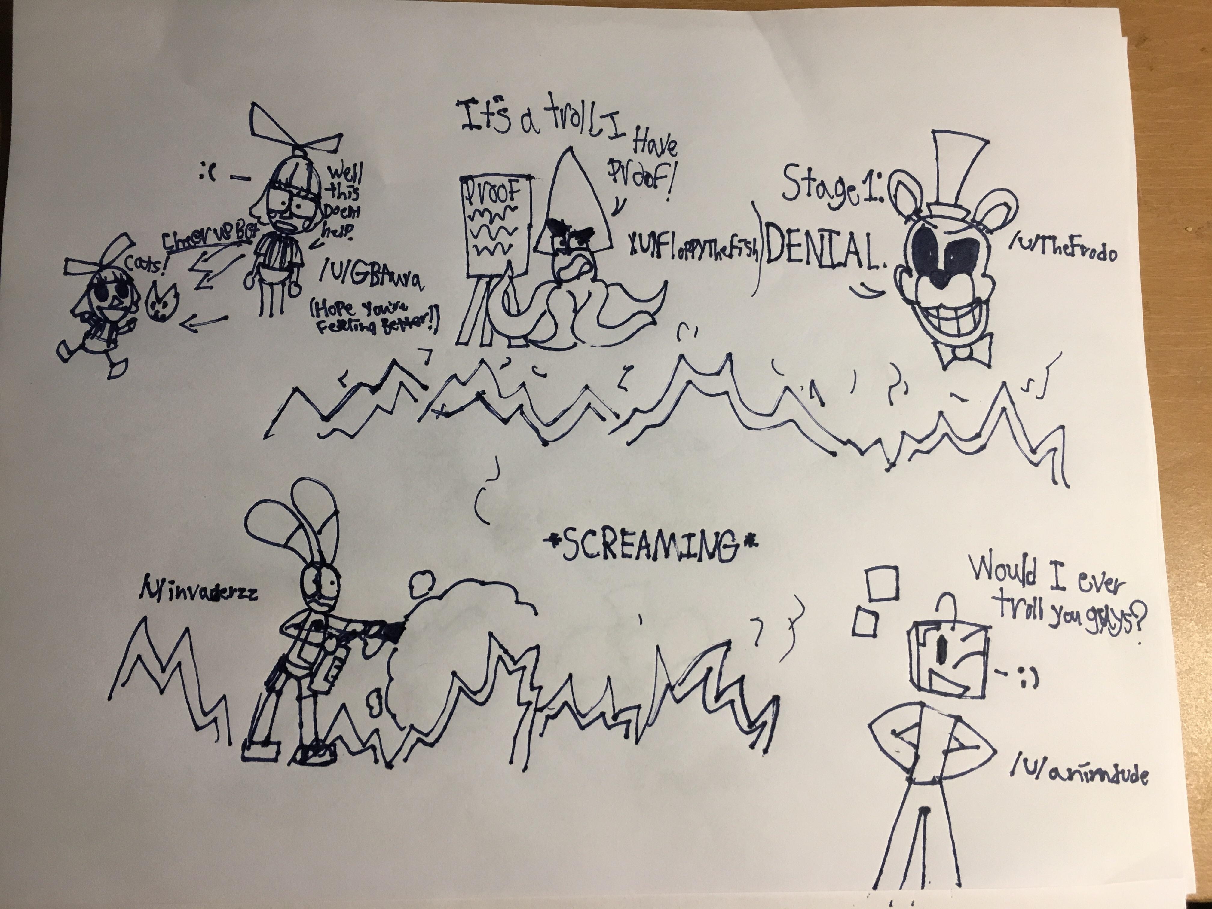 4032x3024 Some Little Sketches Based On The Sub Recently Fivenightsatfreddys - Little Sketches