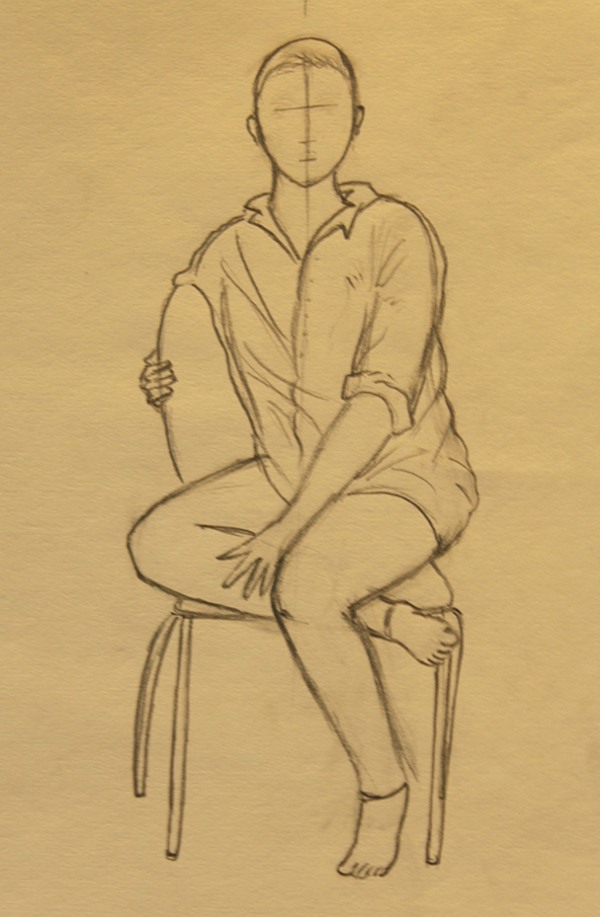 600x917 Live Sketches On Student Show - Live Sketch