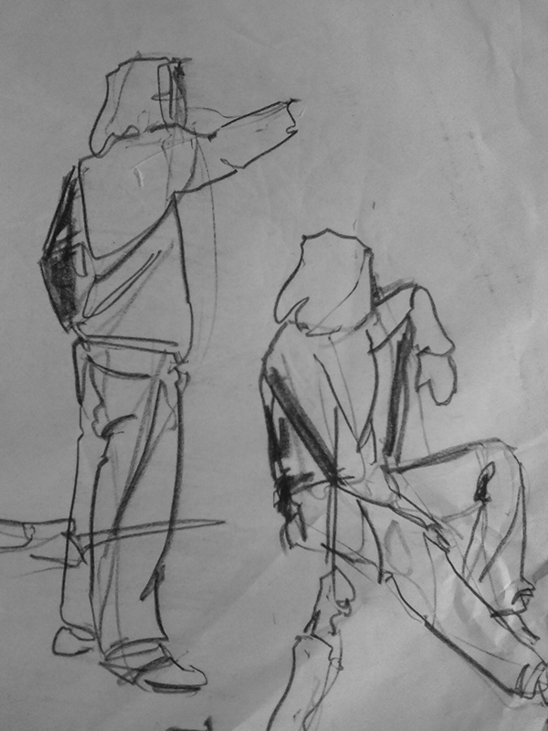 600x800 Quick Live Sketches L In To 10 Seconds (Study) On Behance - Live Sketch