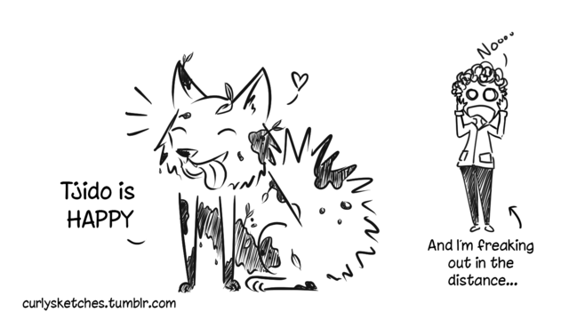 640x360 Curly Sketch Tumblr - Lm Sketchdump