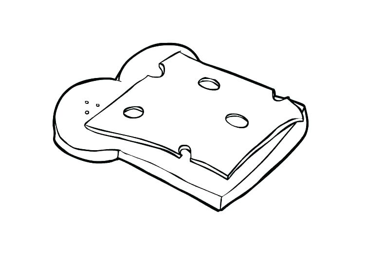 750x521 Loaf Of Bread Coloring - Loaf Of Bread Sketch