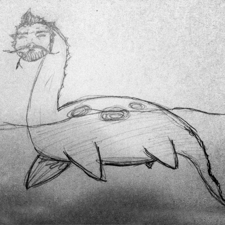 750x750 Mythical Beast Wars The Loch Ness Monster Entry - Loch Ness Monster Sketch