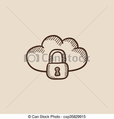 450x470 Lock Clipart Sketch - Lock And Key Sketch