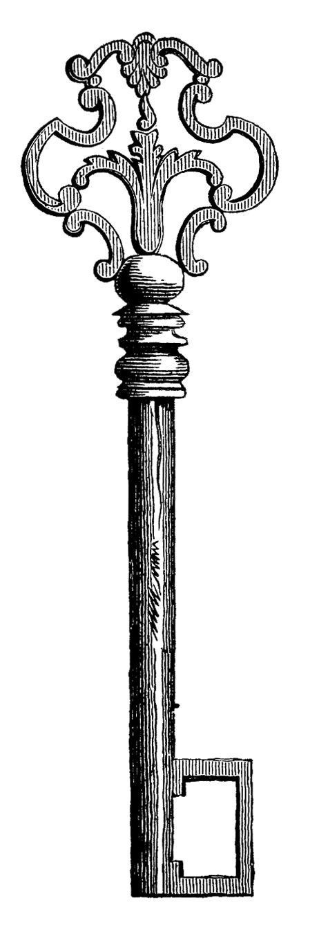 462x1350 Lock Clipart Sketch - Lock And Key Sketch