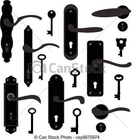 450x470 Antique Lock And Key Sketch. Doodle Style Antique Lock And Eps - Lock And Key Sketch