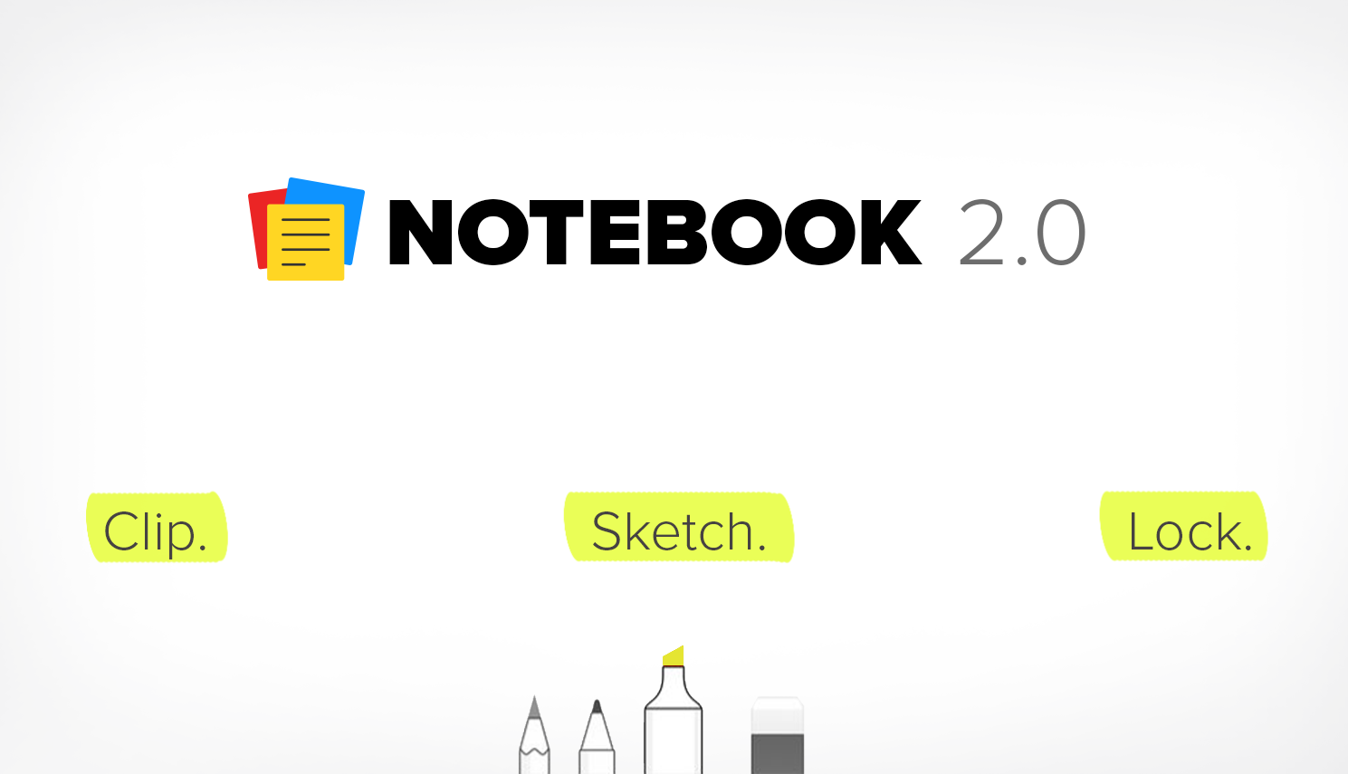 1489x855 Notebook 2.0 Clip The Web, Sketch Ideas, Lock Your Notes - Lock Sketch