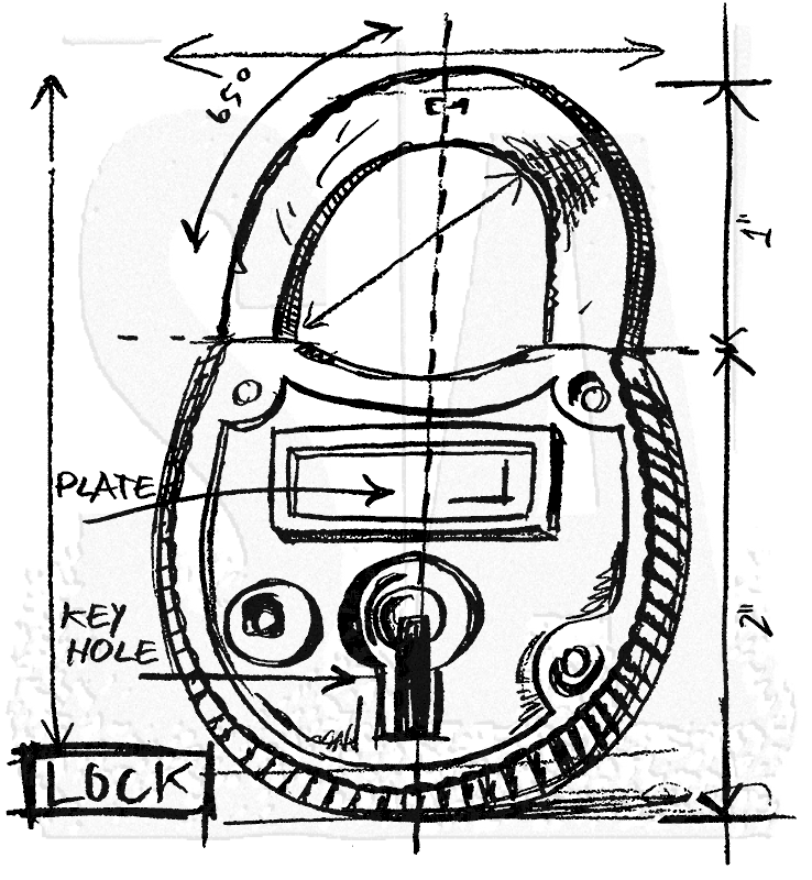 Lock Sketch at Explore collection of Lock Sketch