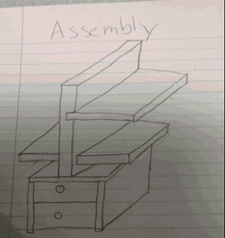 250x264 Design Challenge Locker Organizer - Locker Sketch