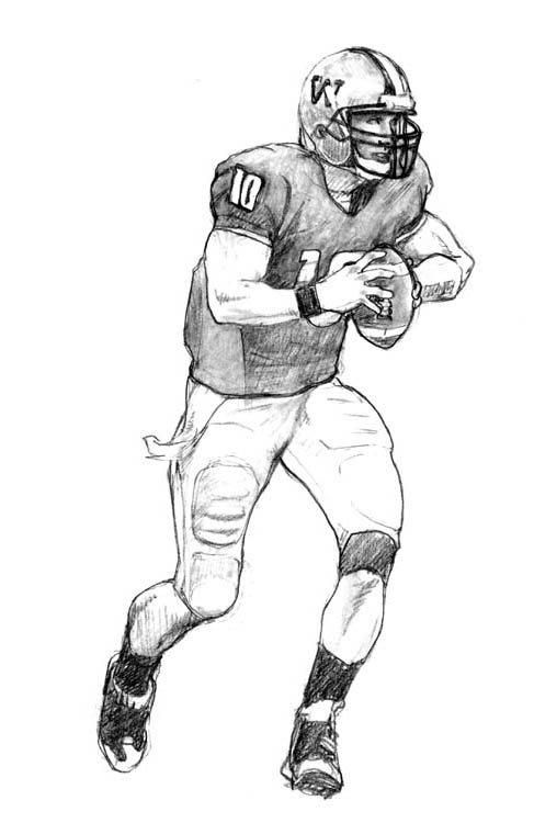 487x750 Jake Locker Sketch By Camp6boy - Locker Sketch