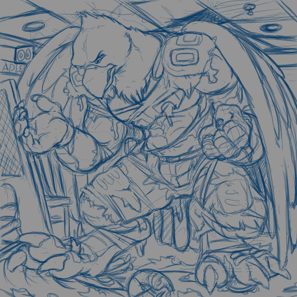 1000x1000 Changing In The Locker Room [Sketch] By Hg3300 - Locker Sketch