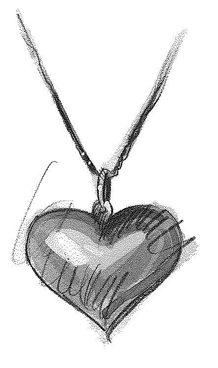 444x750 Heart Locket Sketches Sketches, Sketches Of Love - Locket Sketch