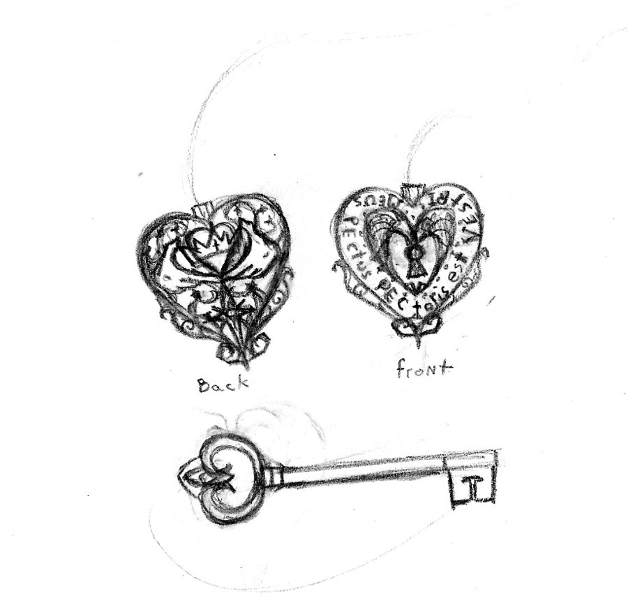 900x867 Locket Sketch By Vincethehermit - Locket Sketch
