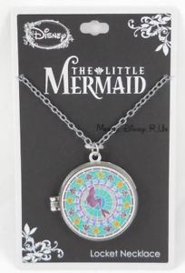 204x300 New Disney The Little Mermaid Ariel Stained Glass Locket Pendant - Locket Sketch