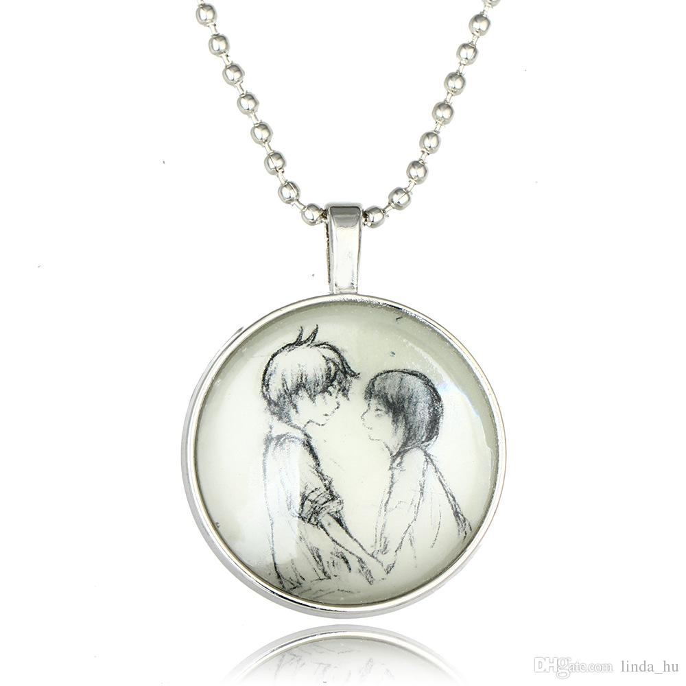 1000x1000 Wholesale European And American Selling Sketch Cartoon Character - Locket Sketch