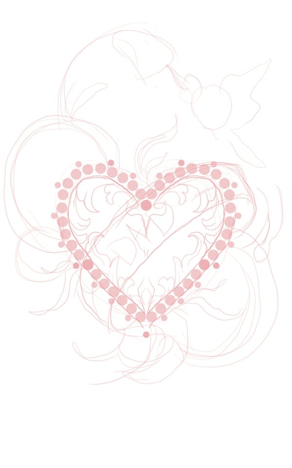 600x960 Humming Bird And Locket Sketch By Nomadism - Locket Sketch