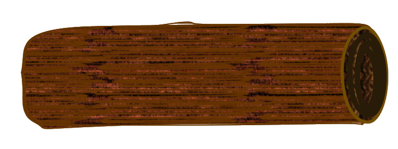 783x294 Brown Log Sketch Clipart 13 Cm Long This Clipart Drawing - Log Sketch