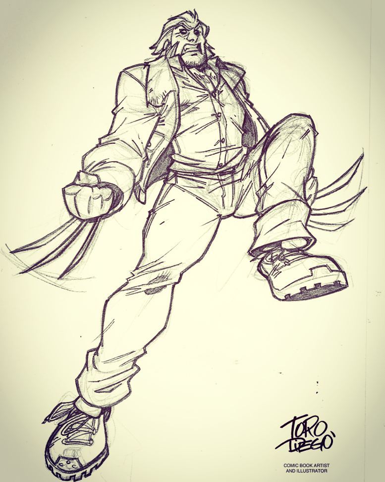777x972 Logan Sketch By Dtoro - Logan Sketch