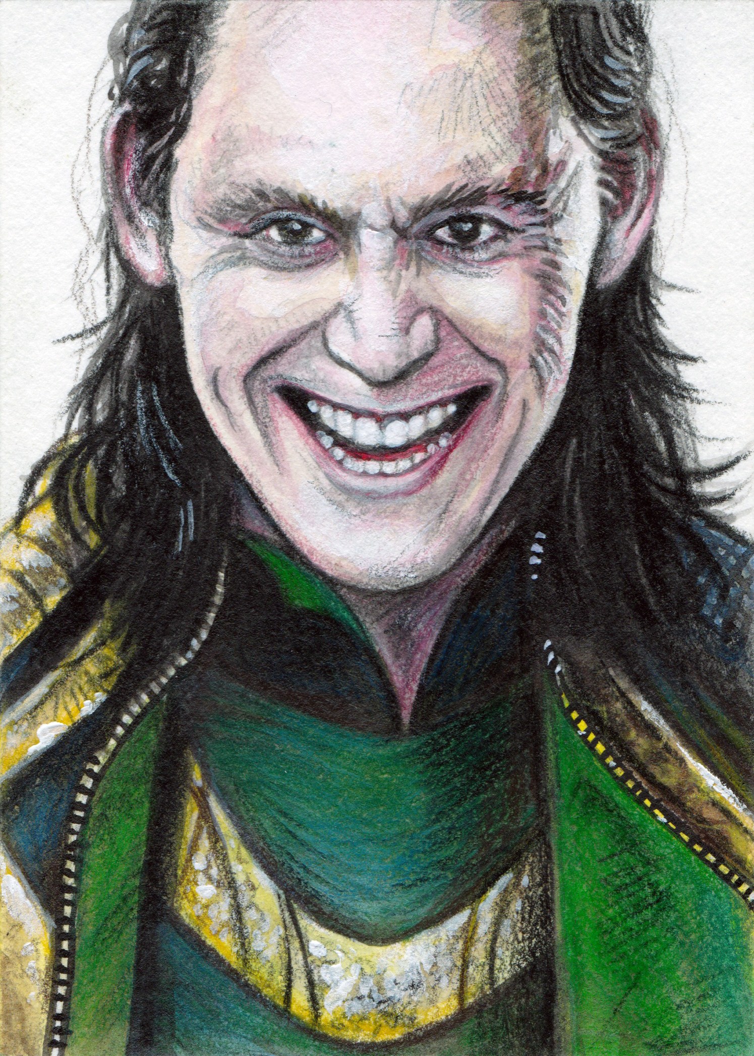 1495x2095 Loki Sketch Card Gallery Tom Deacon - Loki Sketch