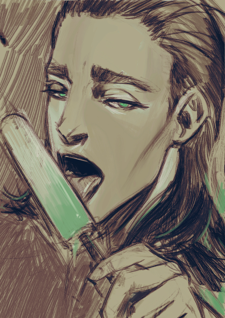 744x1052 Loki Sketch By Anastasiyacemetery - Loki Sketch