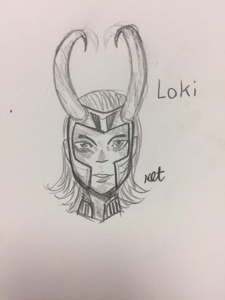 768x1024 Quick Loki Sketch Marvel Cinematic Universe Amino - Loki Sketch