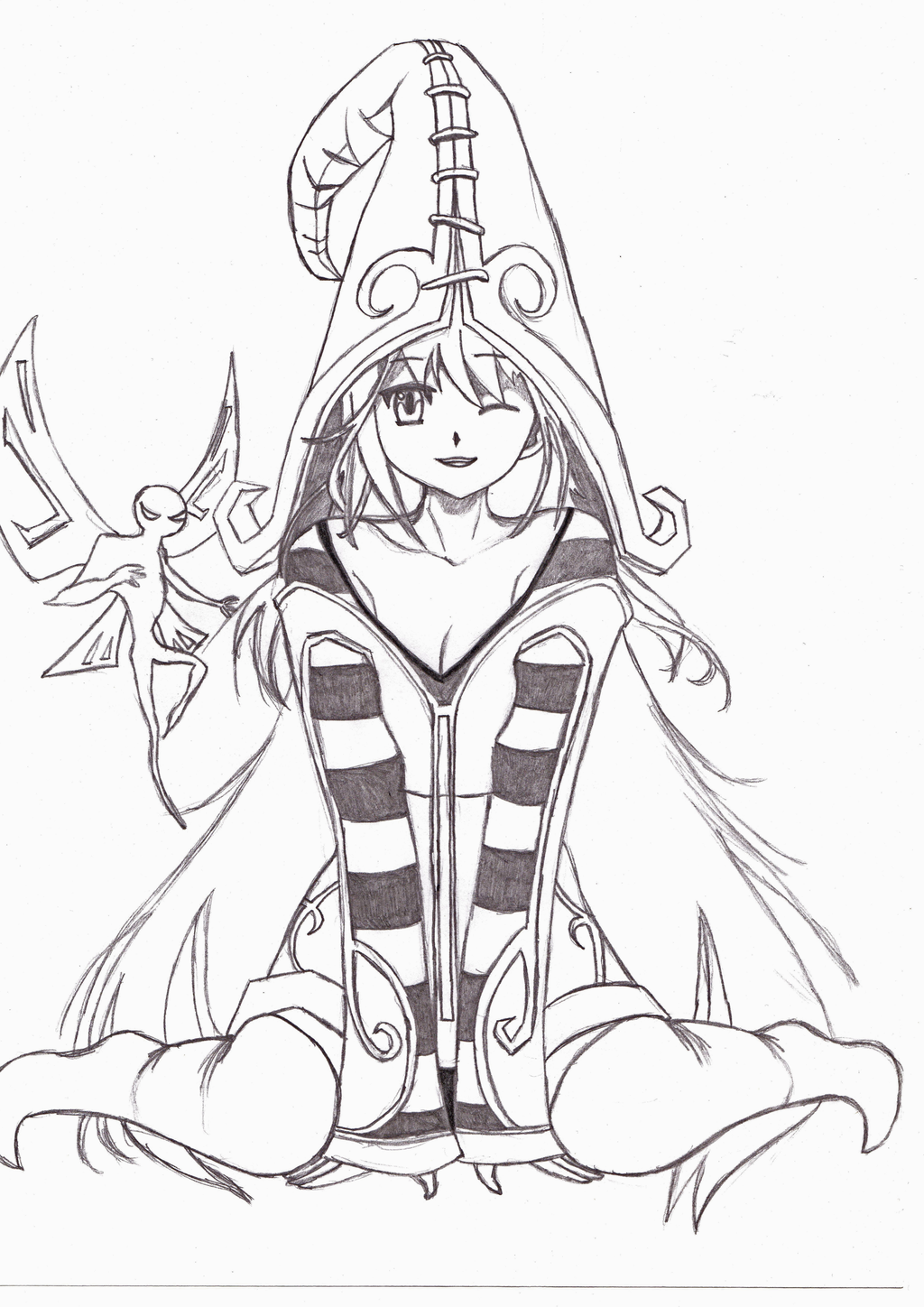 1024x1448 League Of Legends Lulu Sketch By Ruledragon - Lol Sketch