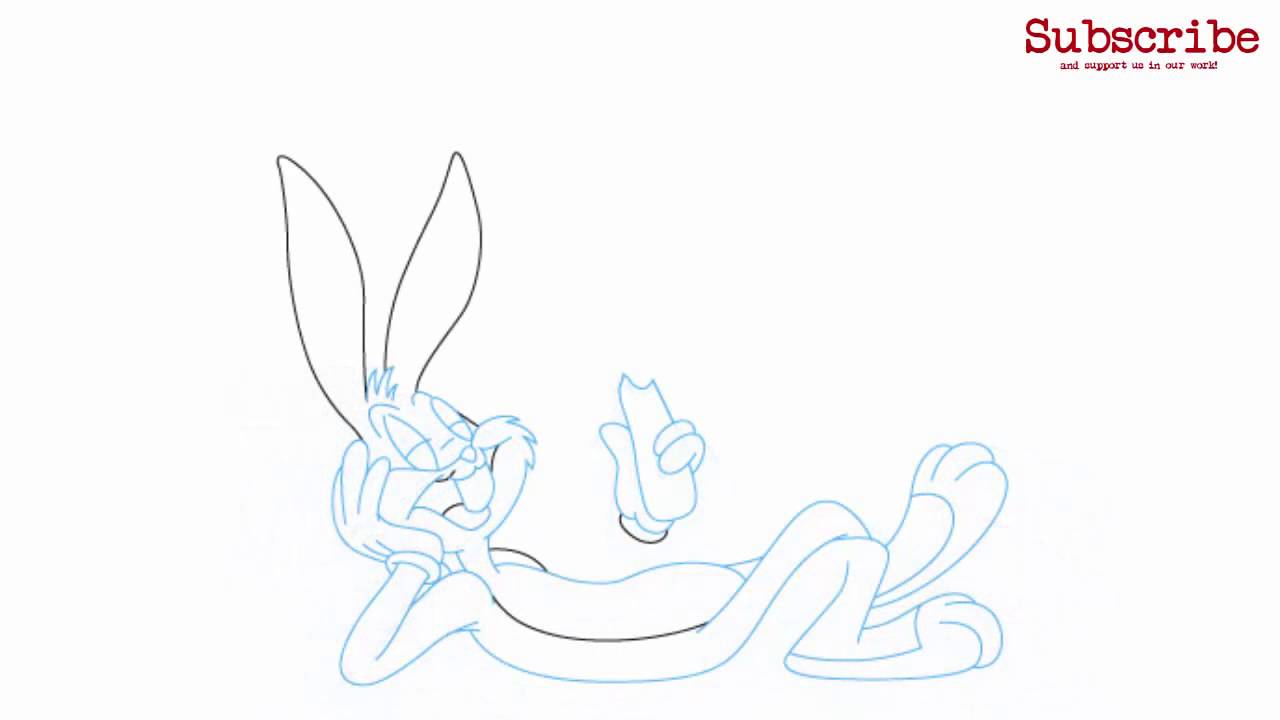 1280x720 How To Draw Bugs Bunny Step By Step For Kids - Lola Bunny Sketch
