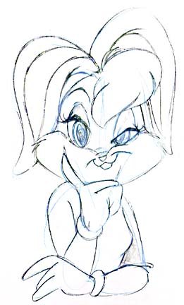261x432 Lola Bunny Sketch By Artist892 - Lola Bunny Sketch