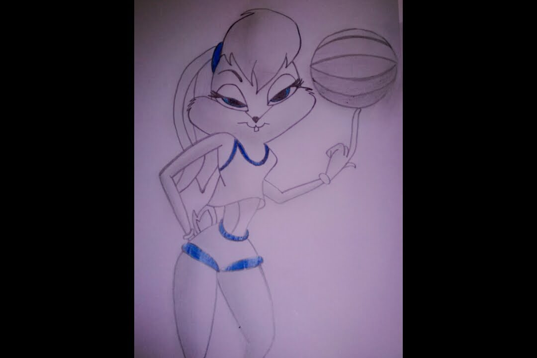 1080x720 Speed Drawing Lola Bunnydibujando A Lola Bunny (Space Jam) - Lola Bunny Sketch