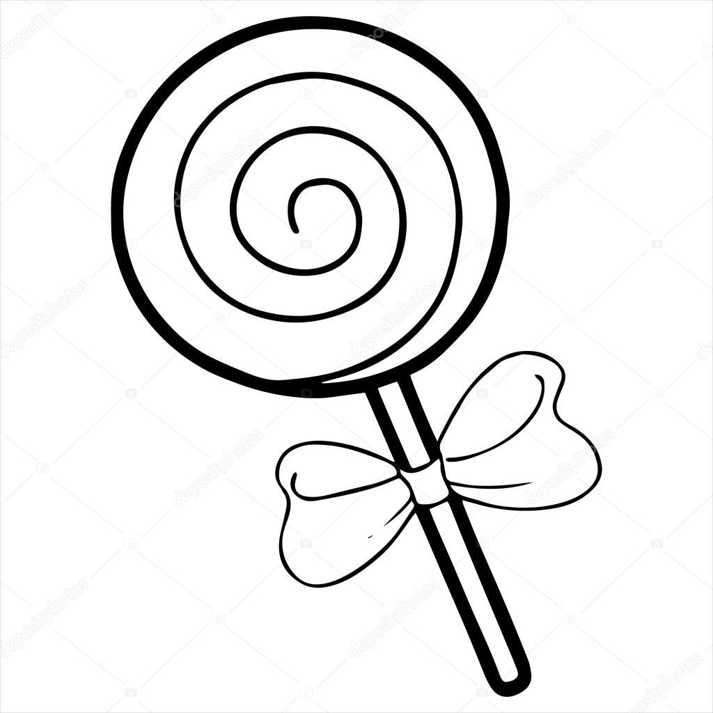lollipop coloring page to print