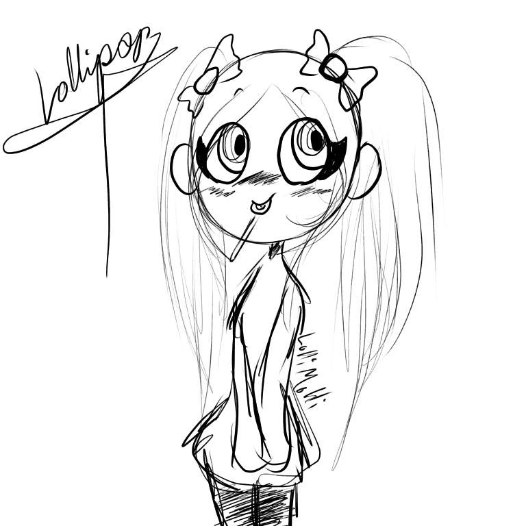 768x768 Lollipop Sketch! Arts And Ocs Amino - Lollipop Sketch