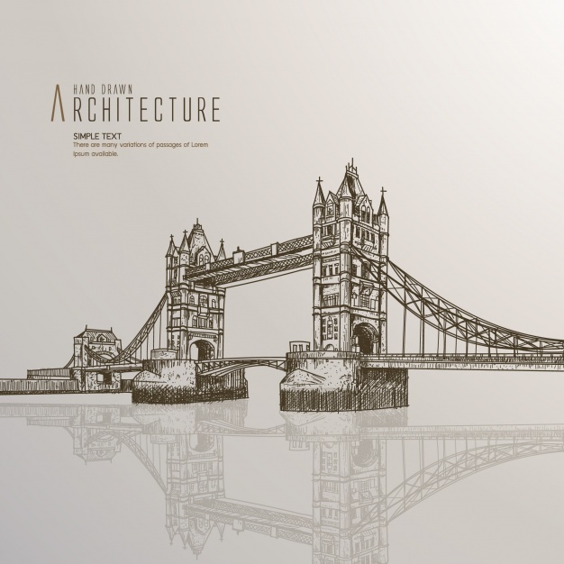 626x626 London Bridge Vectors, Photos And Psd Files Free Download - London Bridge Sketch