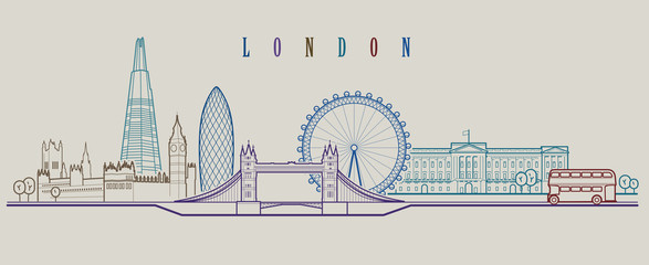 587x240 Search Photos London Eye - London Eye Sketch