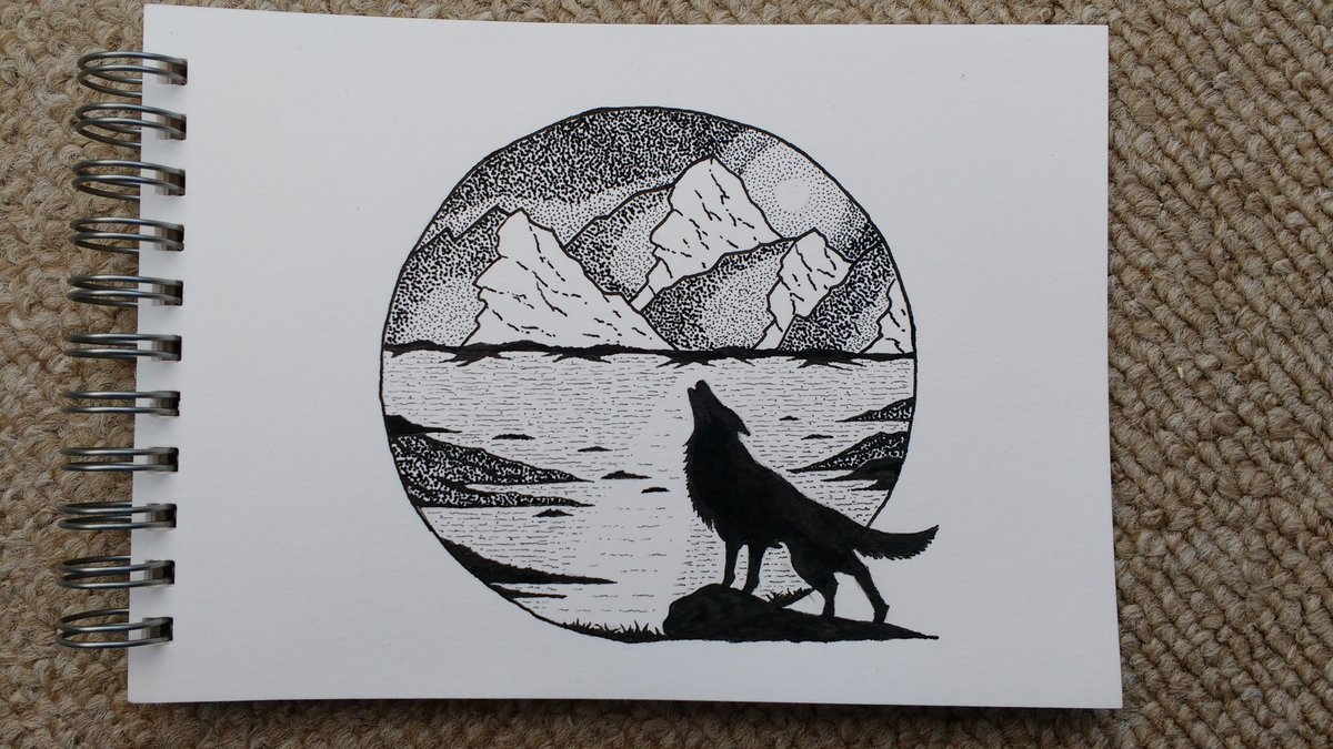 1200x675 Gjgamble On Twitter Lone Wolf. - Lone Wolf Sketch