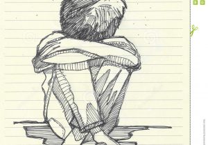 300x210 Sadness Clipart Lonely Boy ~ Frames ~ Illustrations ~ Hd Images - Lonely Boy Sketch